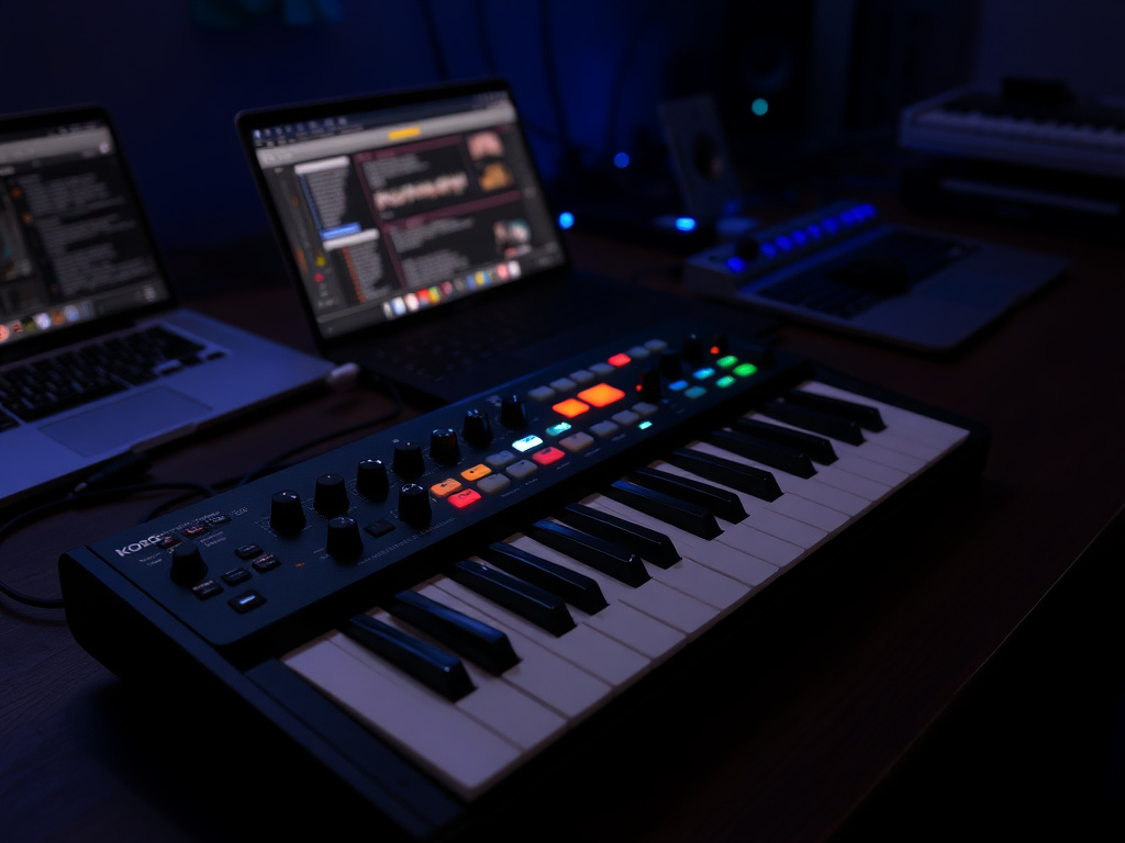 Synthétiseur portable Korg Volca Keys pour création musicale