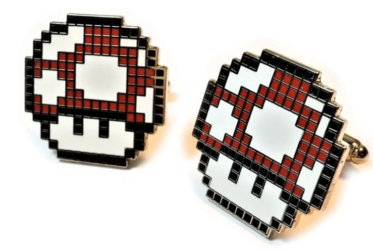 Boutons de manchette Super Mario