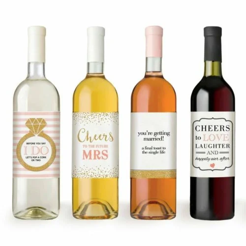 Étiquettes de Bouteilles de Vin