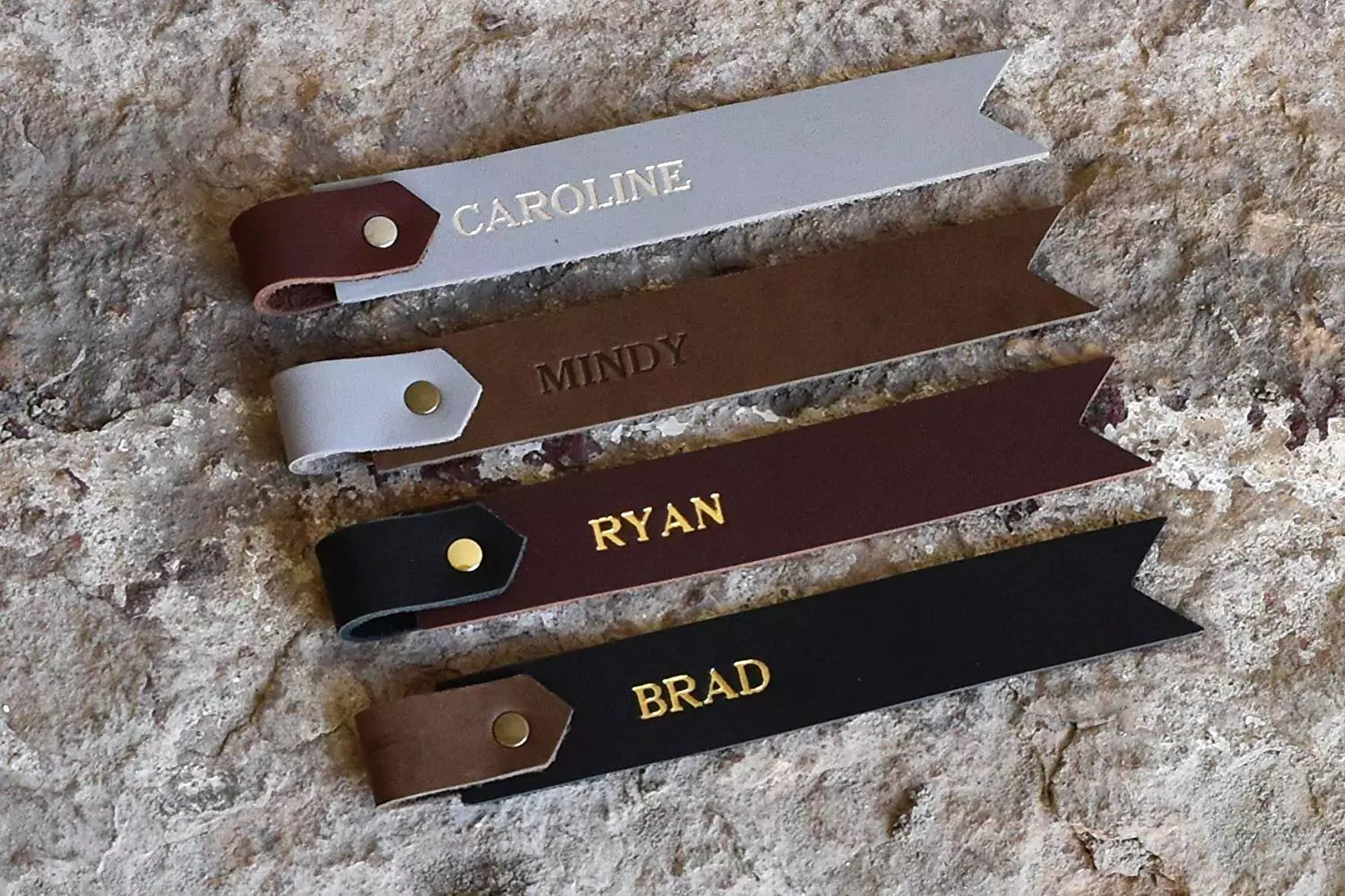 Marque-page en cuir personnalisé