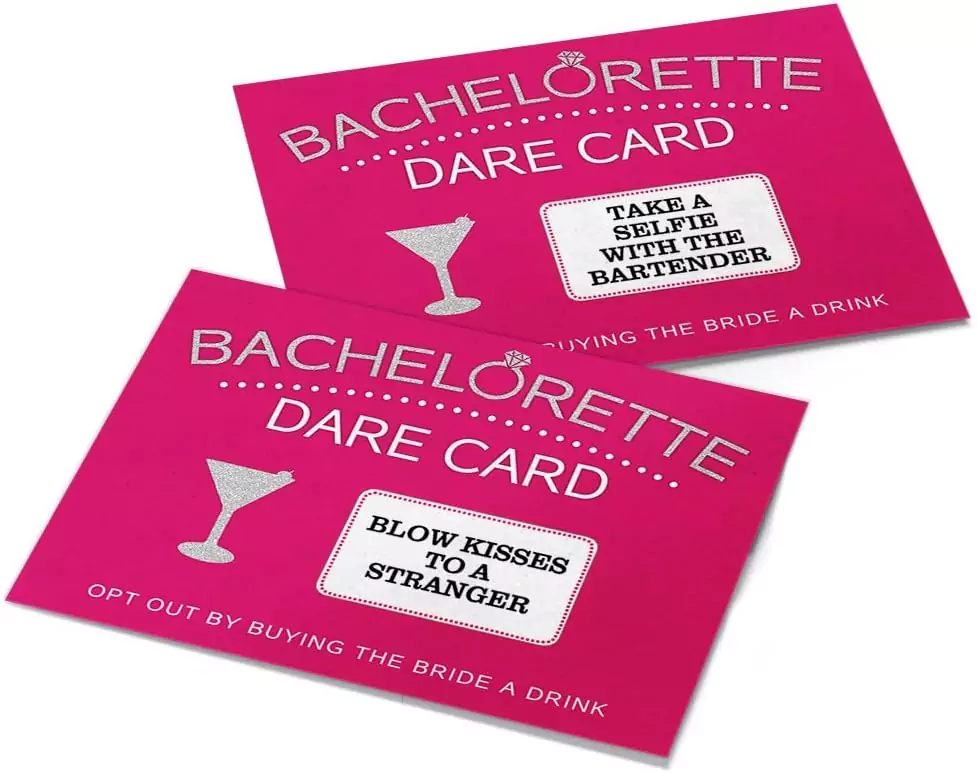 Cartes de Défis pour Enterrement de Vie de Jeune Fille
